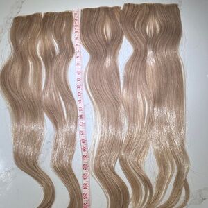 HAIR, 30” Clip in Extensions, Straight, 4 pieces, Blonde